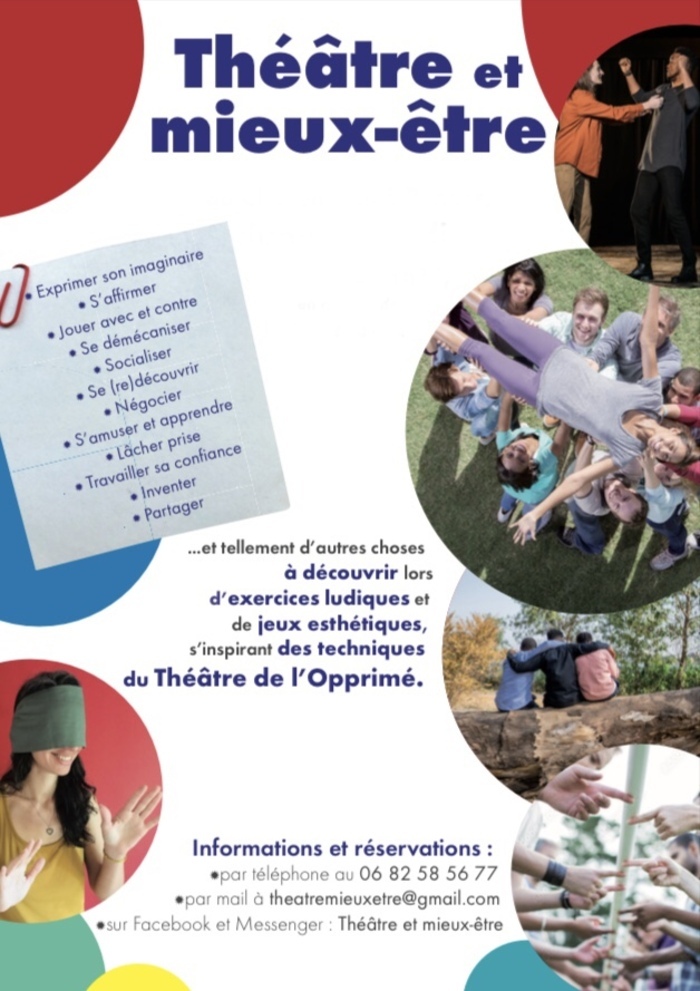 Ateliers ludiques de jeux et exercices théâtraux en plein air Parc de Bréquigny Rennes