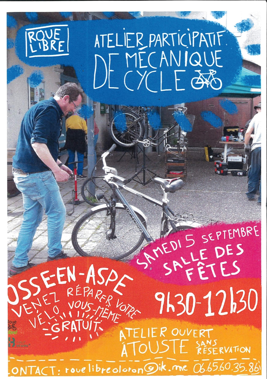 Ateliers mécanique de vélo  Osse-en-Aspe