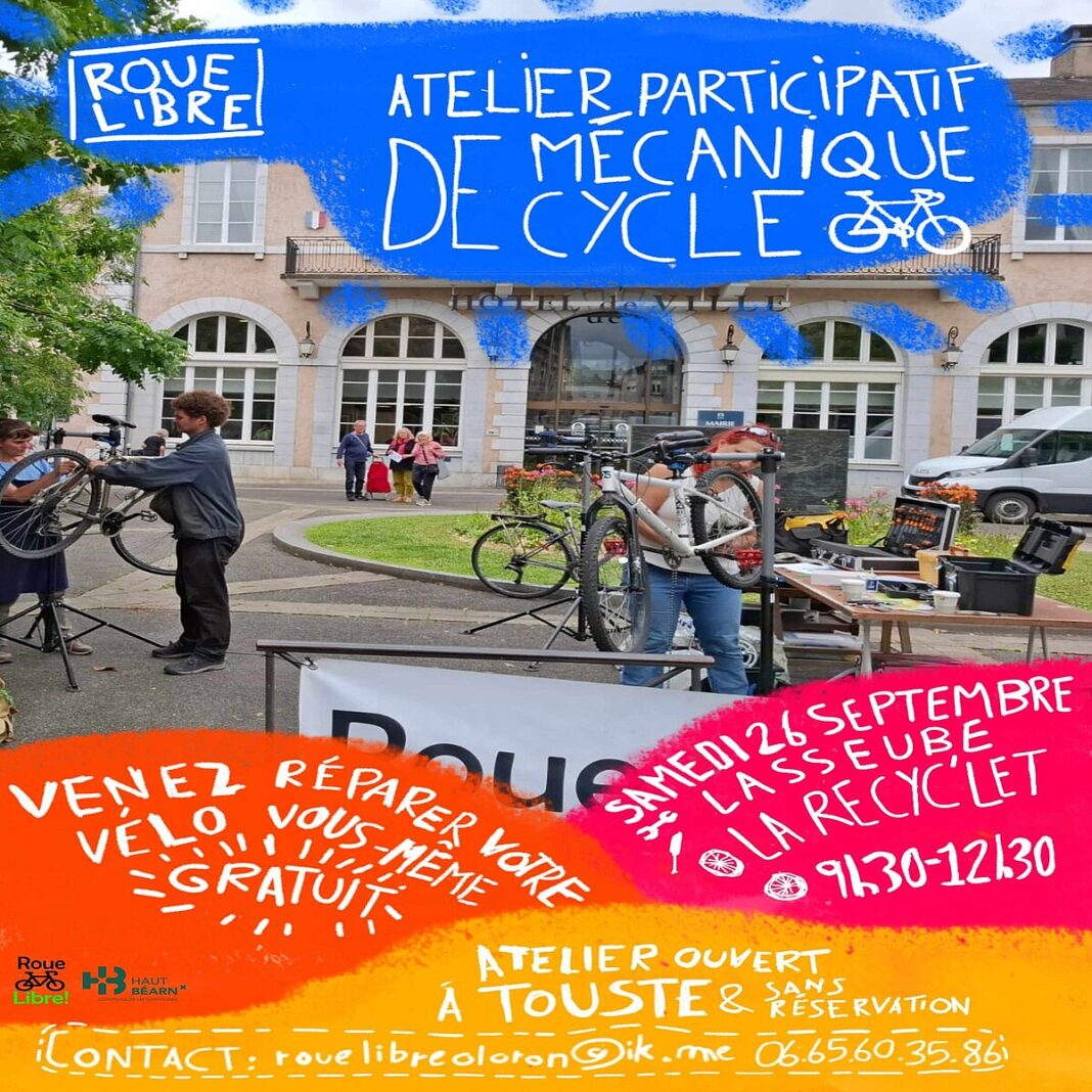 Ateliers mécanique vélo La Recycle&rsquo;T Lasseube