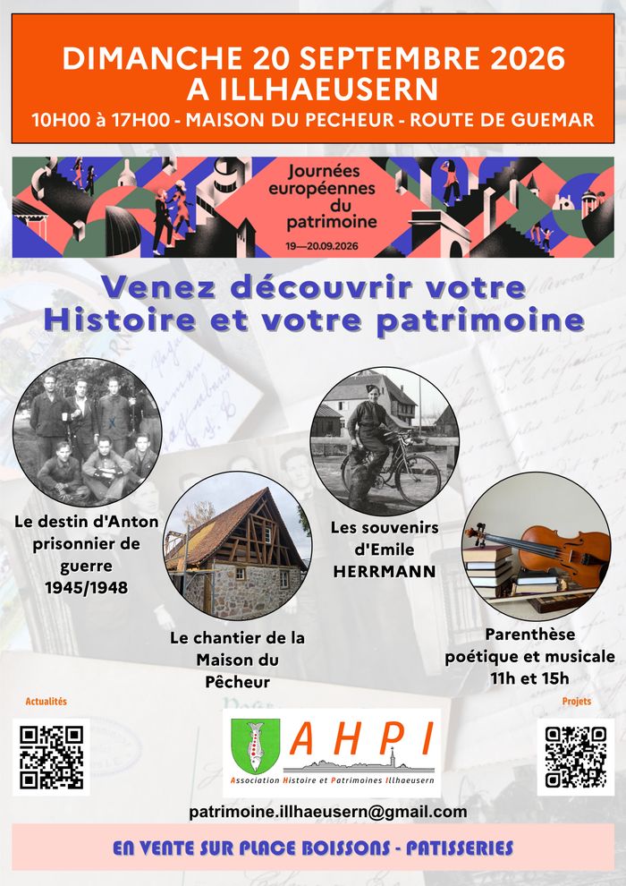 Au coeur du chantier de la Maison du Pêcheur : exposition et parenthèses poétiques et musicales Maison du Pêcheur Illhaeusern