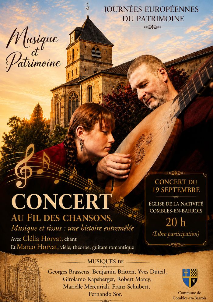 Au fil des chansons, Eglise de la Nativité de la Vierge, Combles-en-Barrois