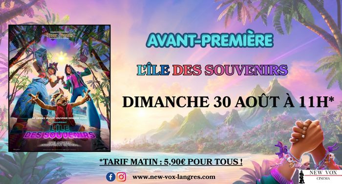 Avant-première : « L’île des souvenirs », Le New Vox, Langres