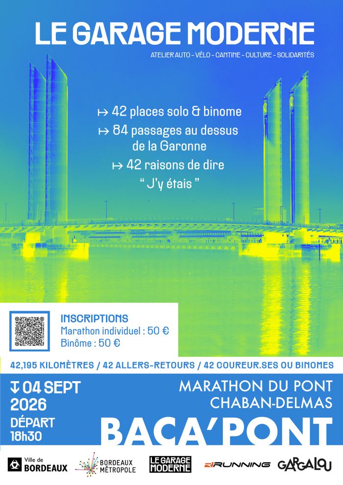 BACAPONT : le Marathon du pont Chaban-Delmas Au pied du pont Chaban-Delmas Bordeaux