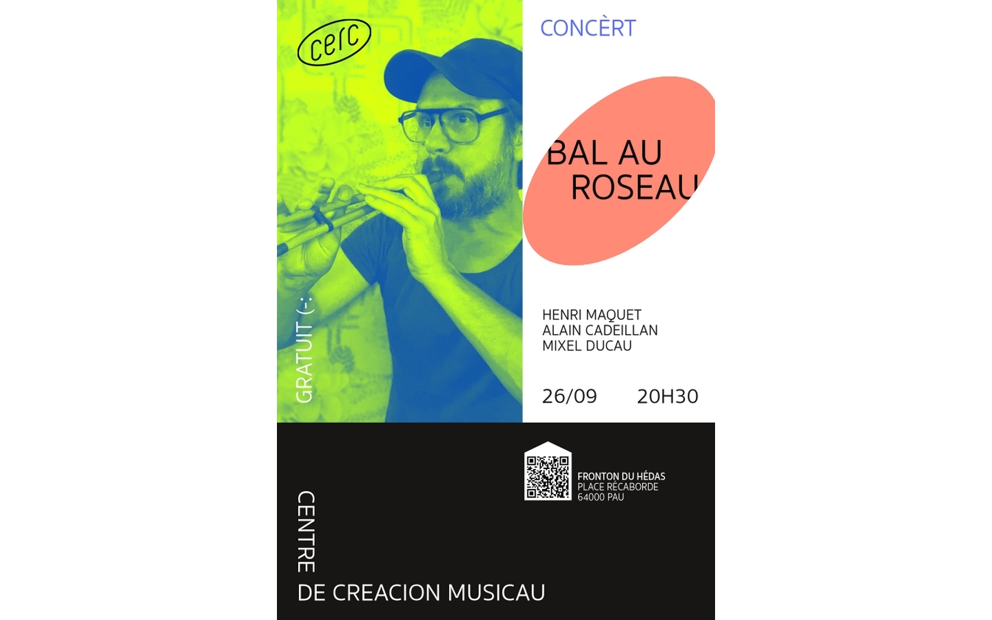 Bal au Roseau Fronton du Hédas Pau 2026-09-26