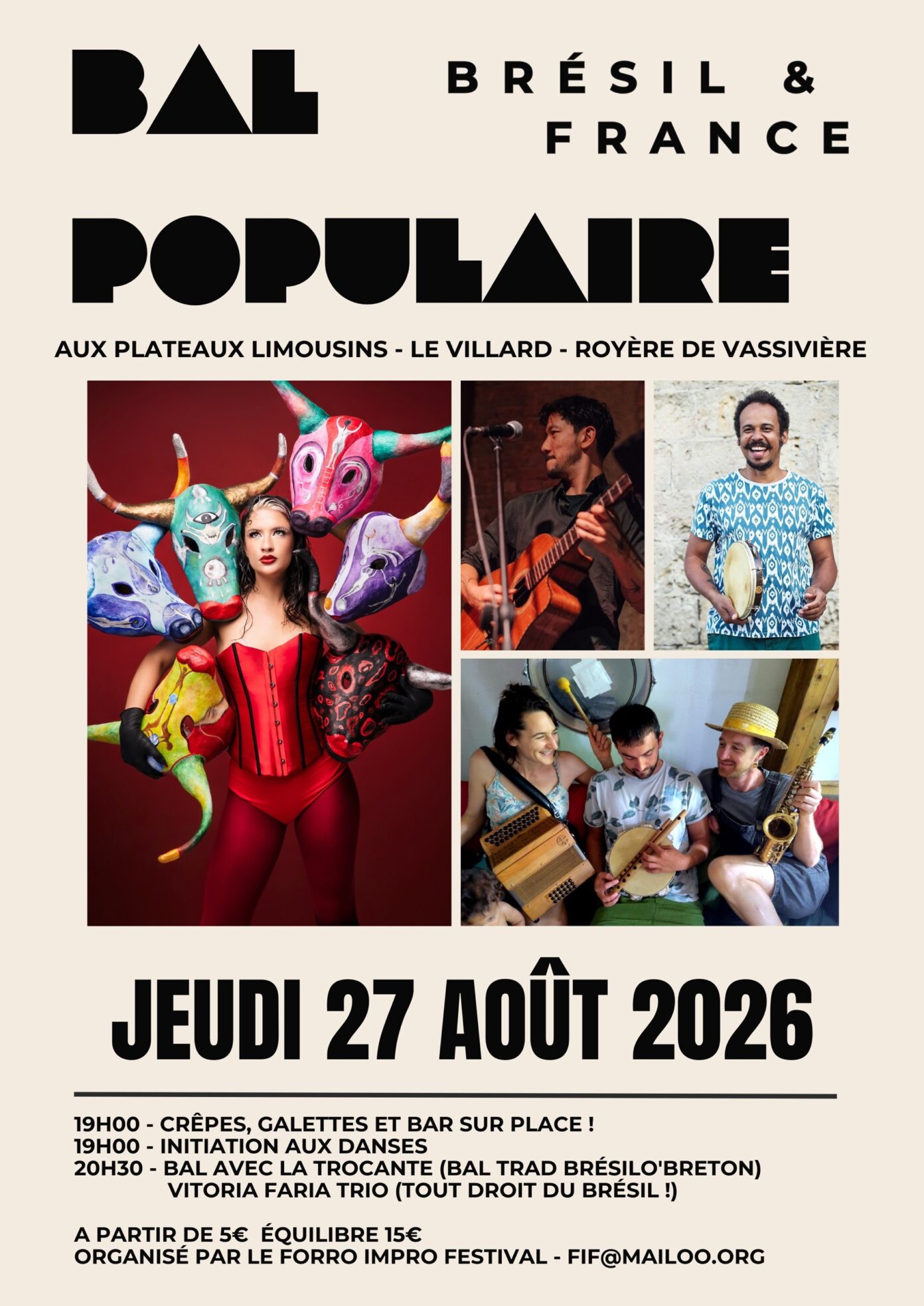 Bal populaire Royère-de-Vassivière