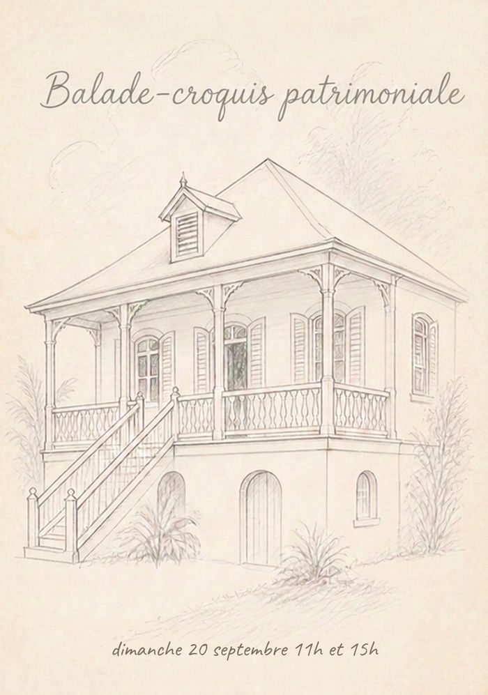 Balade-croquis patrimoniale à Saint-Pierre, Artothèque de La Réunion, Saint-Pierre