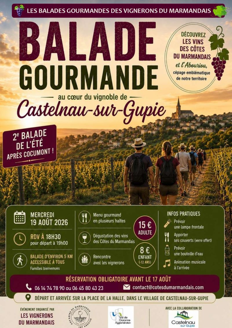 Balade Gourmande Castelnau-sur-Gupie