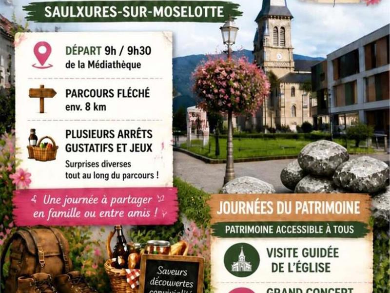Balade gourmande sur la piste du granit 11 Rue Pasteur Saulxures-sur-Moselotte 2026-09-20