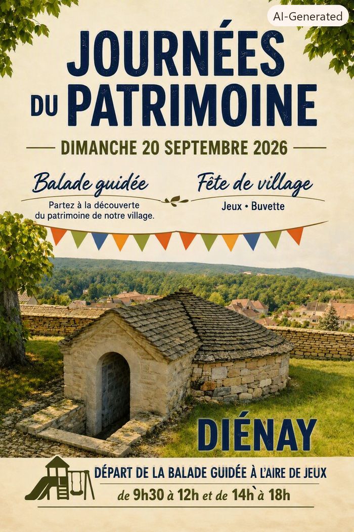 Balade guidée dans Diénay (2 km), Diénay, Diénay