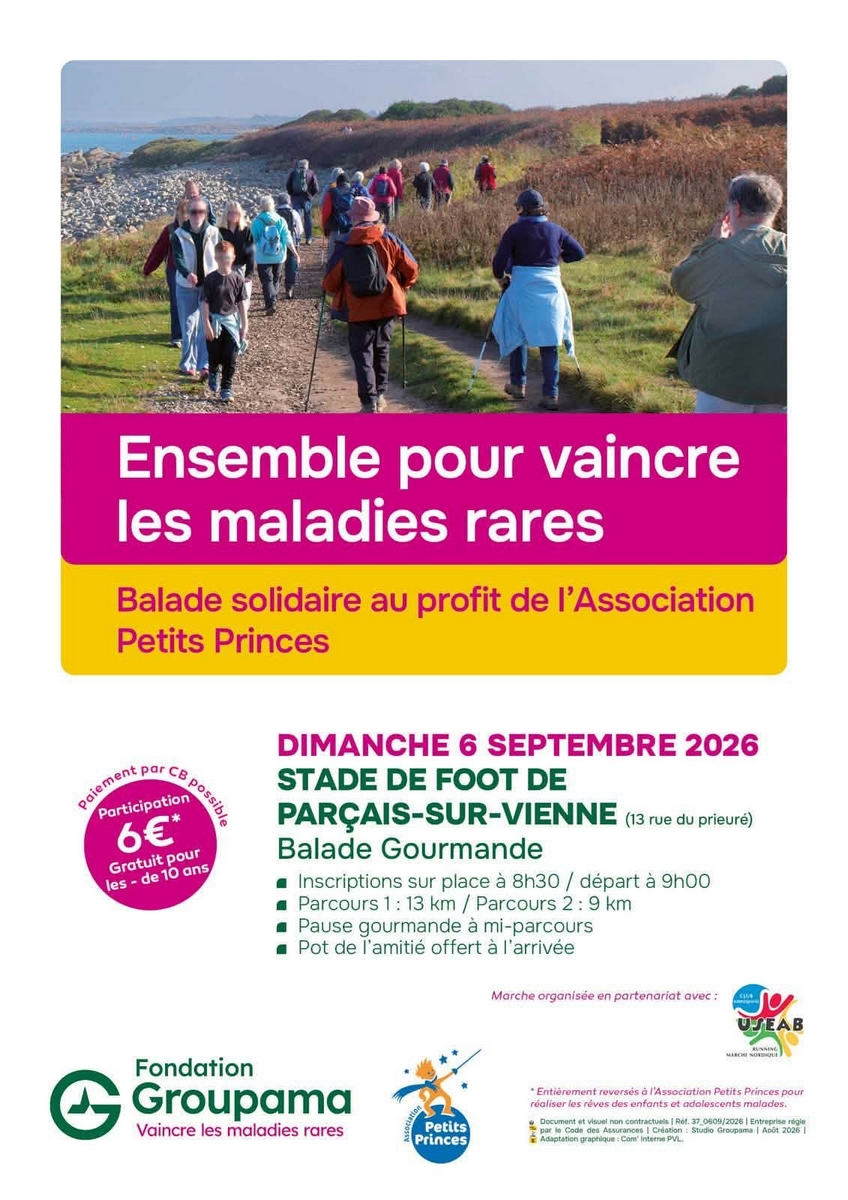 Balade solidaire  Parçay-sur-Vienne