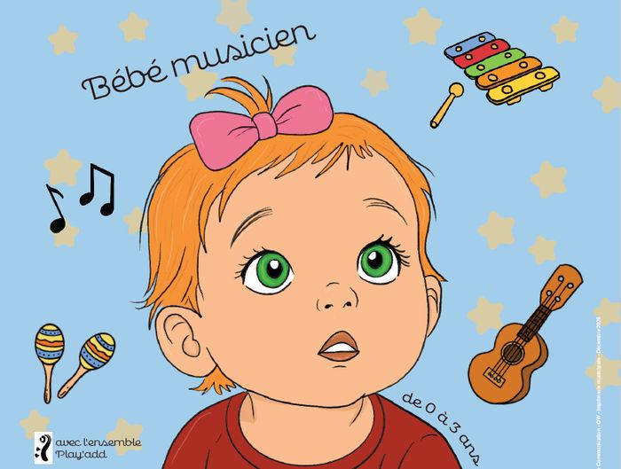 Bébé musicien Médiathèque Louise d'Epinay Deuil-la-Barre