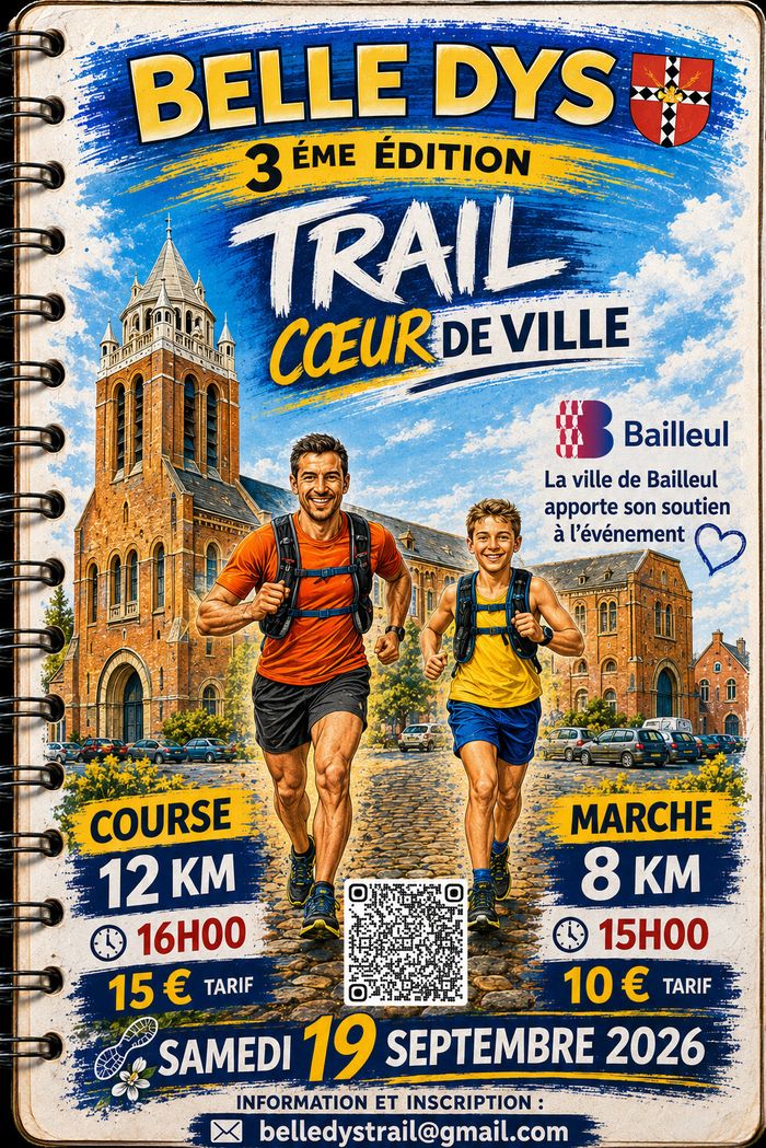 Belle-Dys-Trail en cœur de ville, Place Achille Liénart, Bailleul