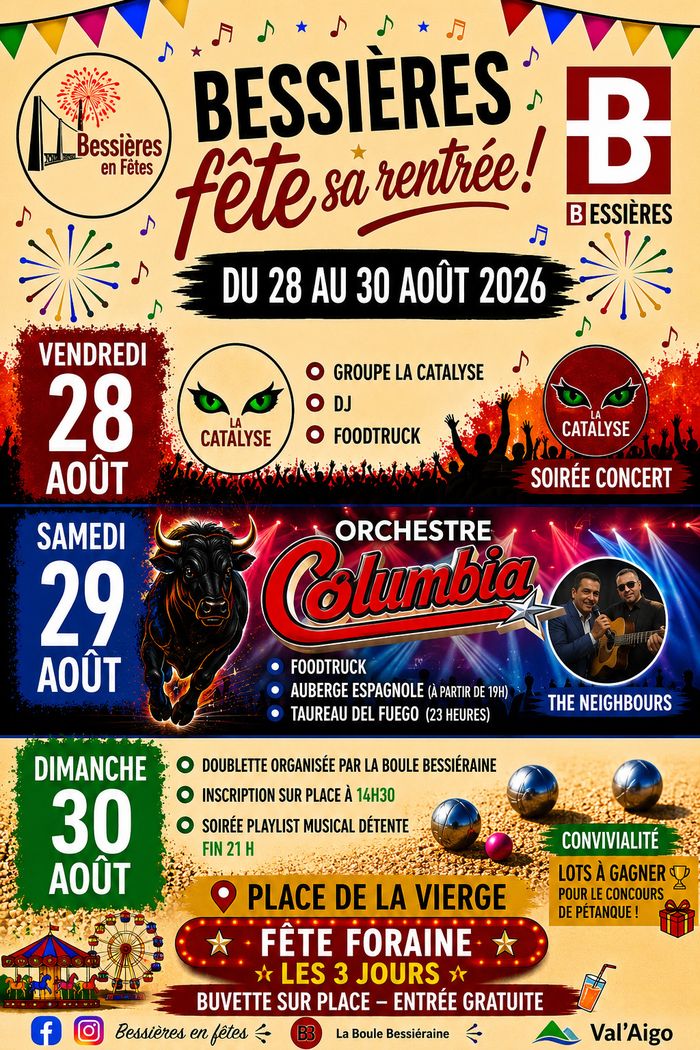 BESSIERES FETE SA RENTREE, Esplanade Bellecourt, Bessières