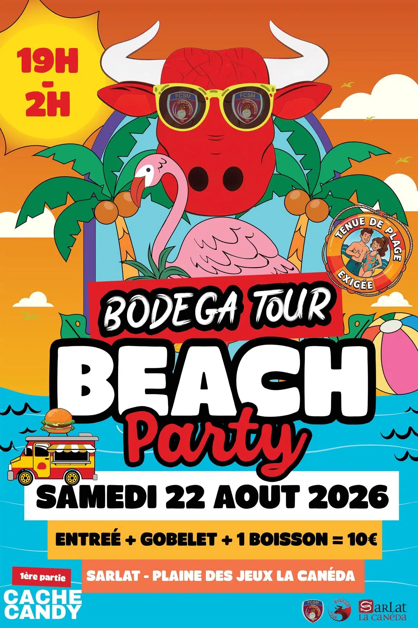 Bodega Tour Edition Beach Party Sarlat-la-Canéda