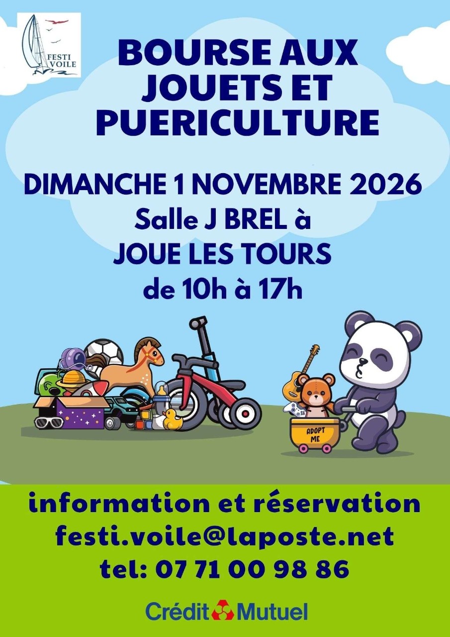 BOURSE AUX JOUETS ET PUERICULTURE Joué-lès-Tours