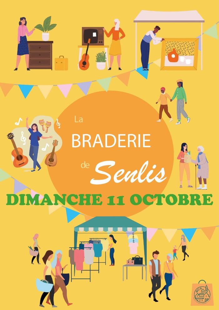 Braderie de Senlis, Centre-ville, Senlis