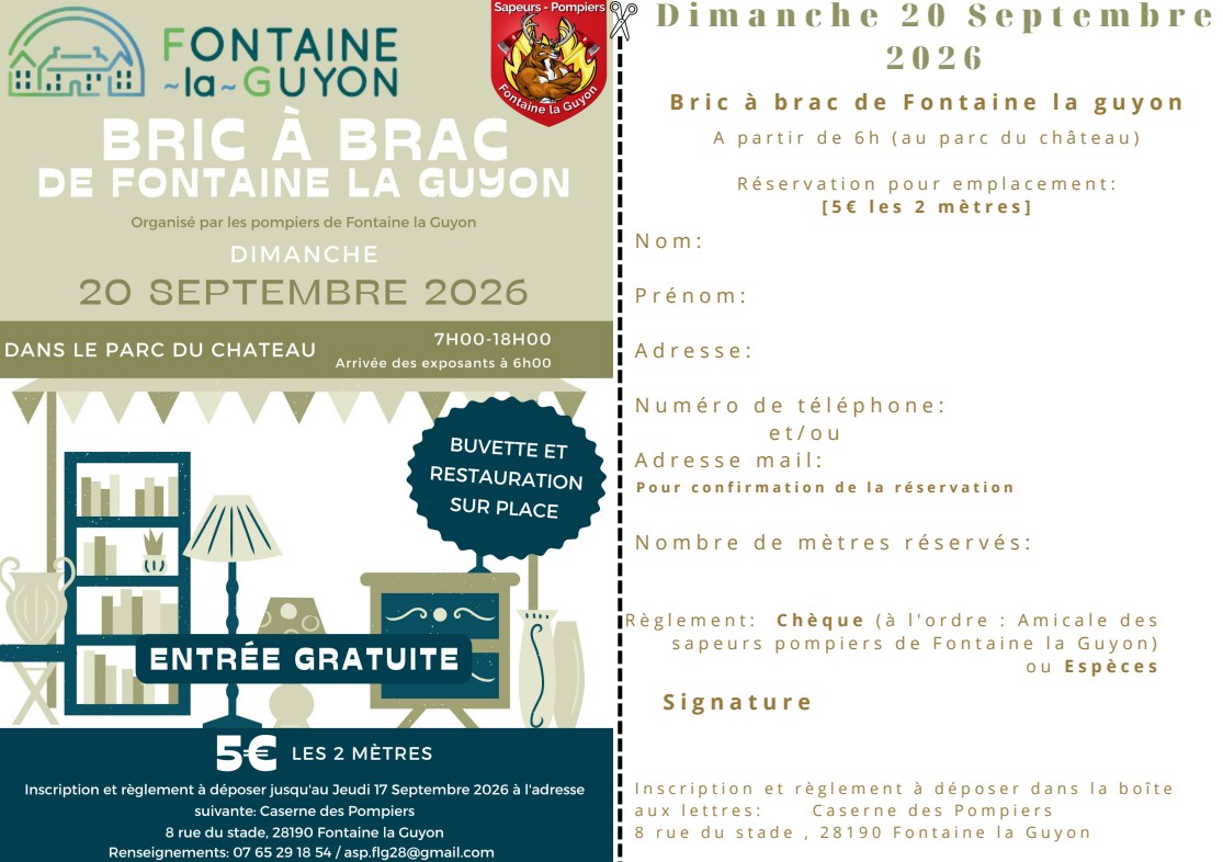 Bric à brac  Fontaine-la-Guyon