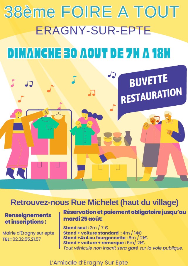 Brocante à Eragny-sur-Epte Éragny-sur-Epte