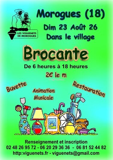 Brocante à Morogues  Morogues
