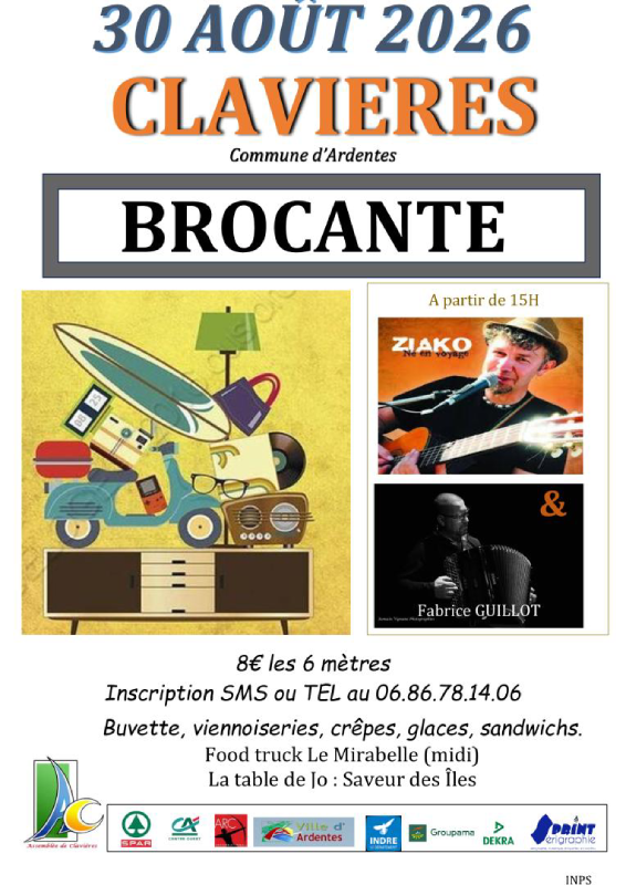 Brocante annuelle Ardentes