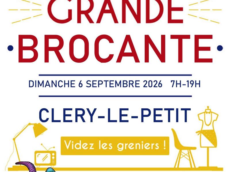 Brocante Cléry-le-Petit 2026-09-06