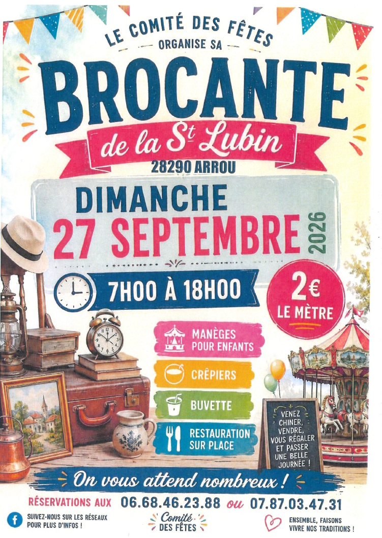 Brocante de la Saint-Lubin  Vald&rsquo;Yerre