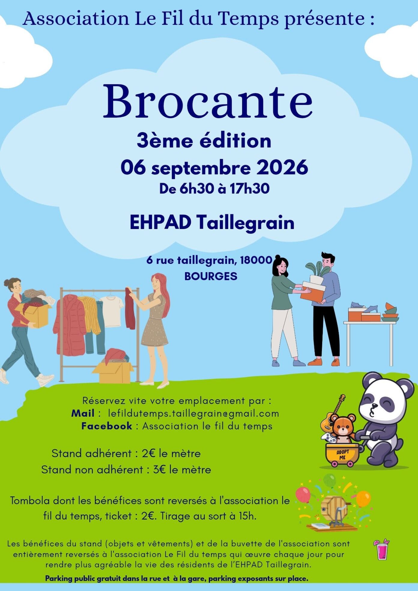 Brocante de l’EHPAD Taillegrain Bourges
