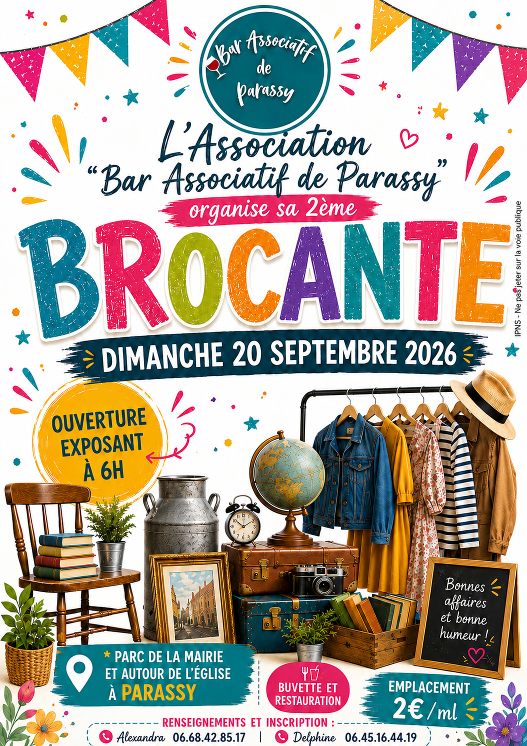 Brocante du Bar Associatif de Parassy Le Bourg Parassy 2026-09-20