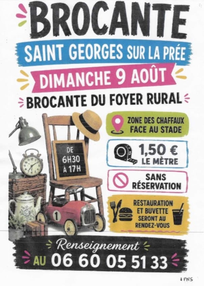Brocante  Saint-Georges-sur-la-Prée