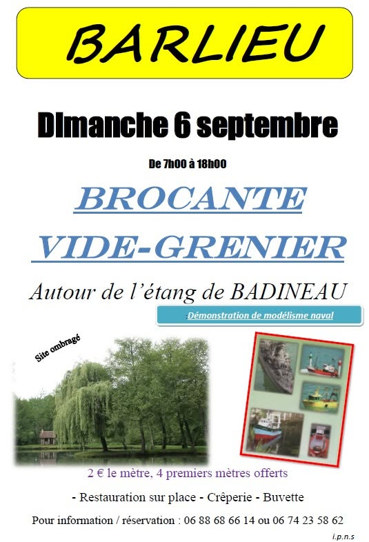 Brocante Vide grenier Barlieu