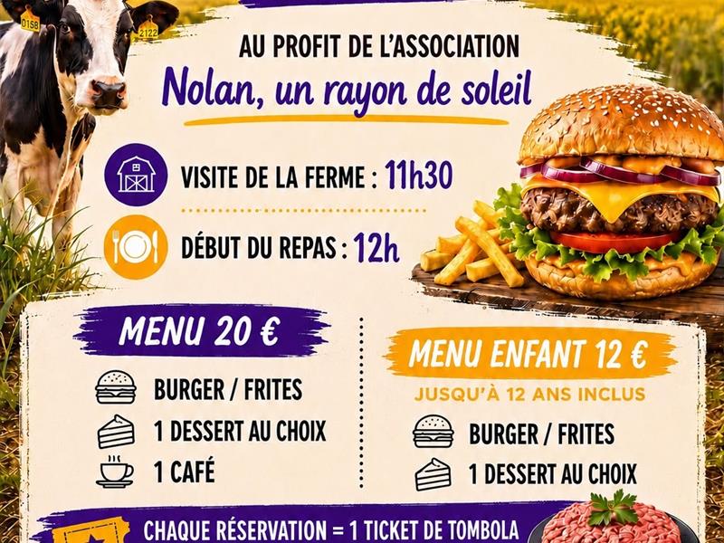 Burger à la ferme du GAE Herrenweg Obermorschwiller