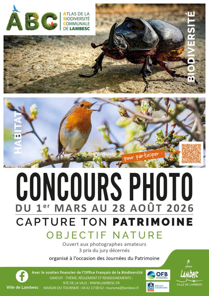 Capture ton patrimoine : objectif nature – Exposition des participants au concours photos, maison du tourisme Lambesc, Lambesc