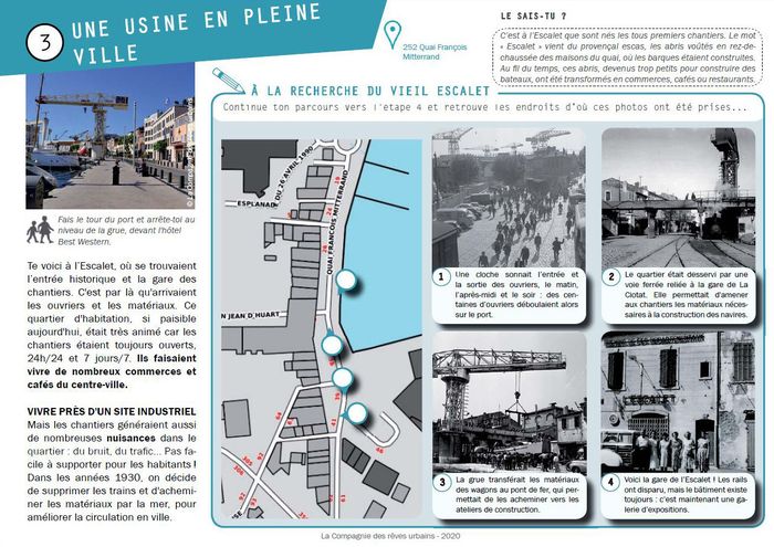 Carnet de balade urbaine « La Ciotat et ses chantiers navals », Parking de la Tasse la Ciotat, La Ciotat