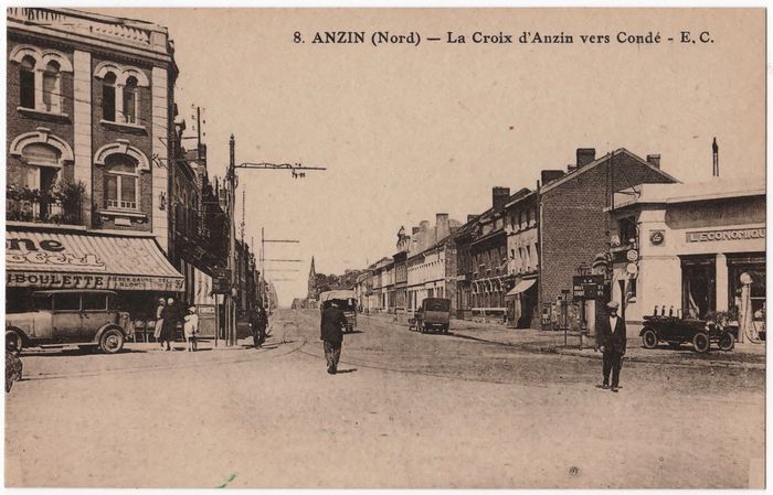 Cartes postales anciennes d’Anzin, médiathèque d’Anzin 59410, Anzin