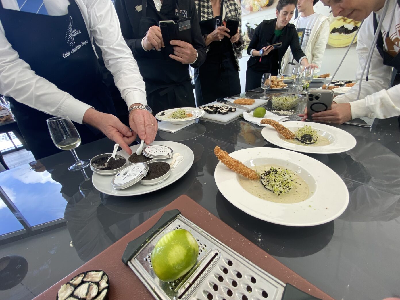 Caviar et esturgeon Cours de cuisine et dégustation Le Teich