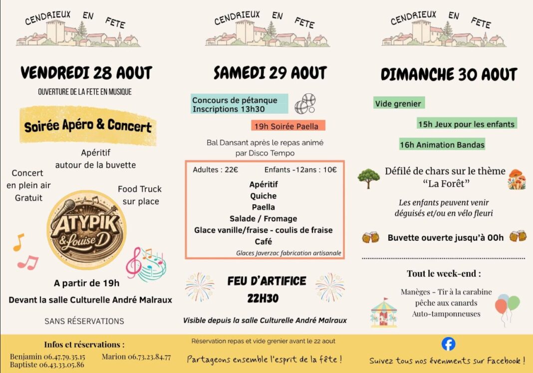 Cendrieux en fête  Val de Louyre et Caudeau