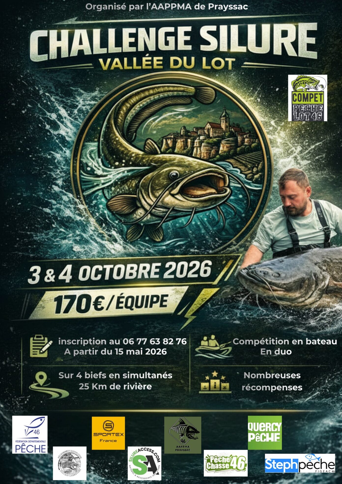 Challenge silure Vallée du Lot Prayssac