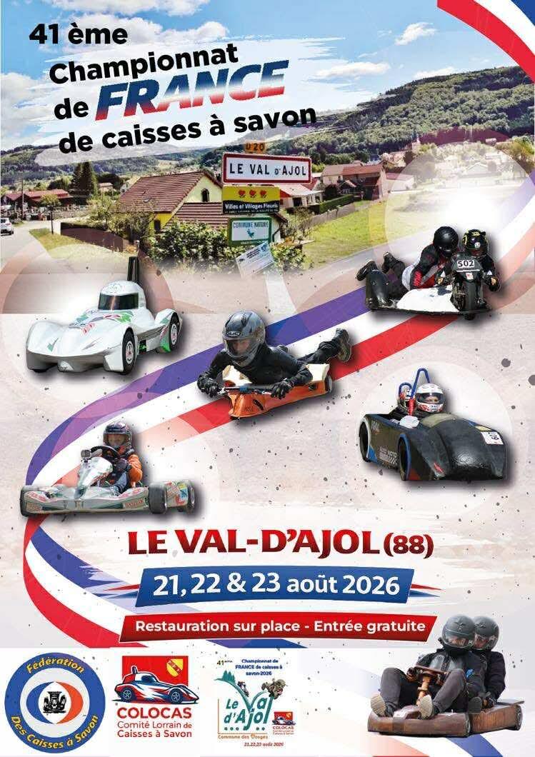 Championnat de France de caisse a savon Route des breules Le Val-d’Ajol