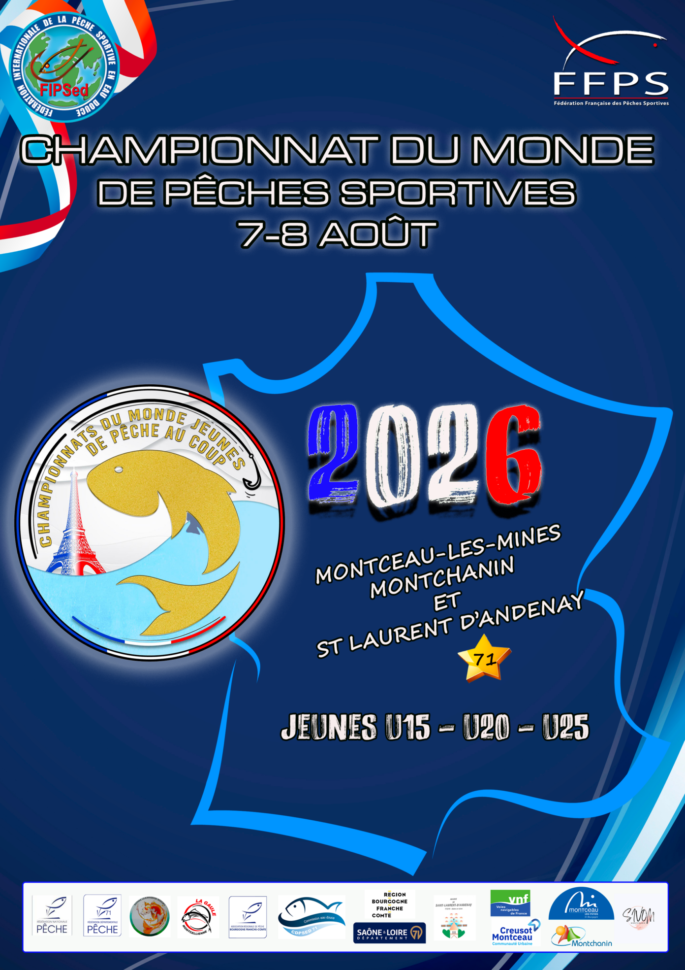 Championnat du monde de pêche sportive Étang du Plessis Montceau-les-Mines