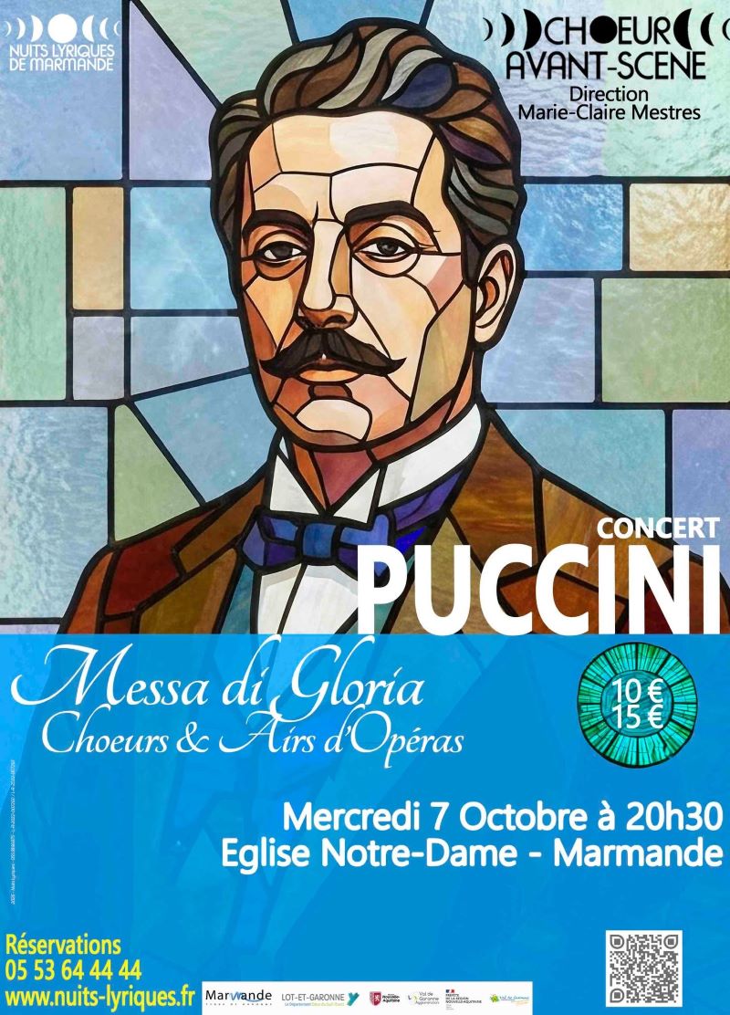 Choeur Avant-Scène Concert Puccini Église Notre Dame Marmande