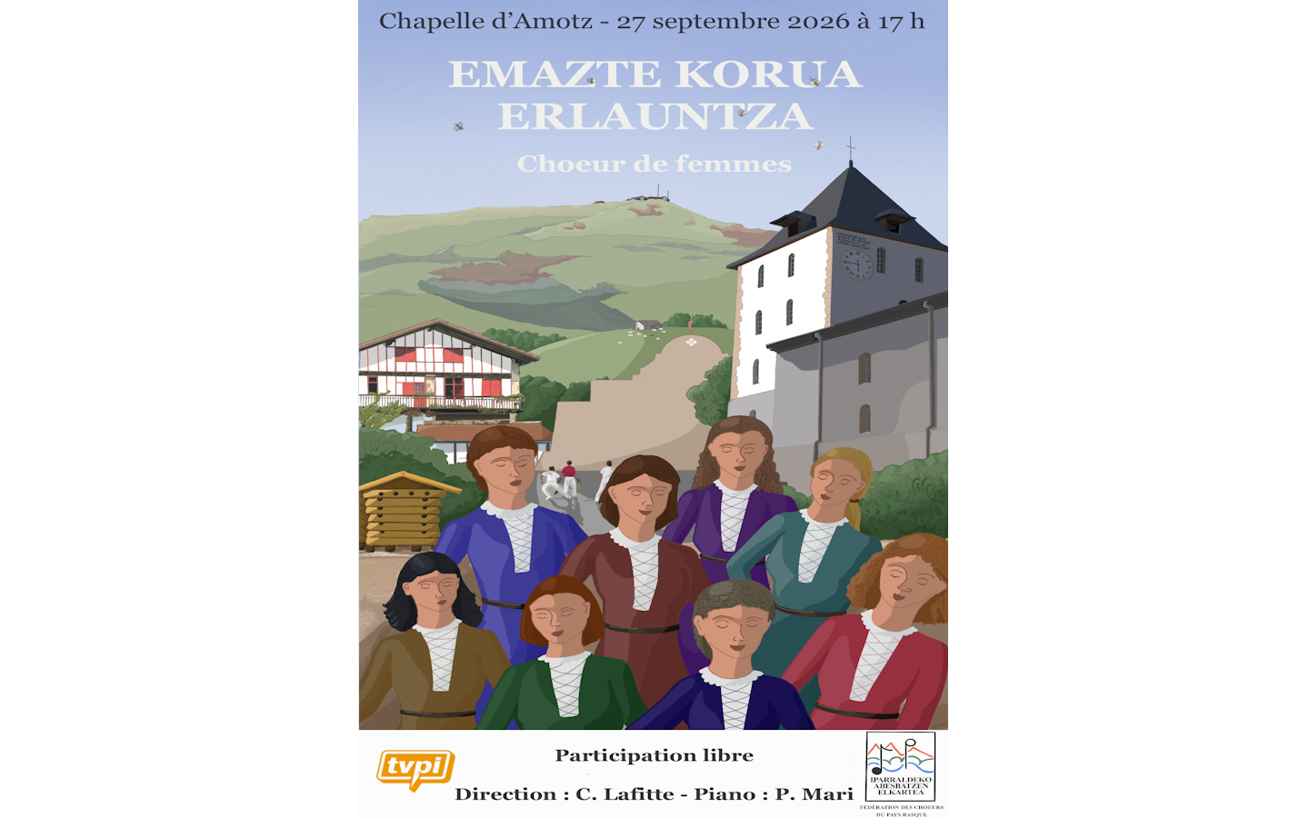 Chœur de femmes Emazte korua Erlauntza Quartier Amotz