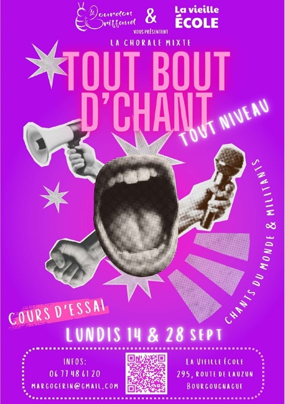 Chorale Tout bout d’chant La Vieille Ecole Bourgougnague