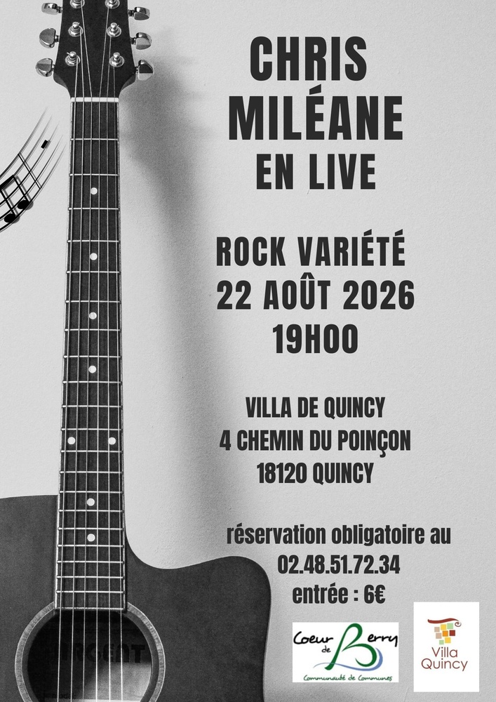 Chris Miléane en live  Quincy
