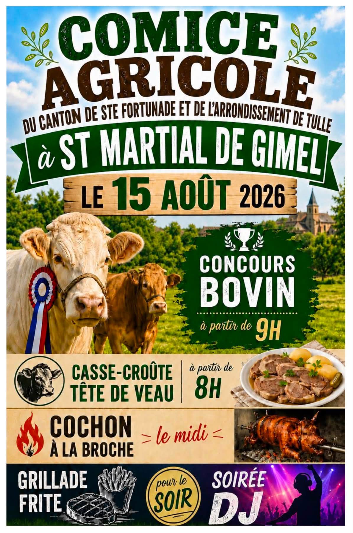 Cimice agricole Saint-Martial-de-Gimel 2026-08-15