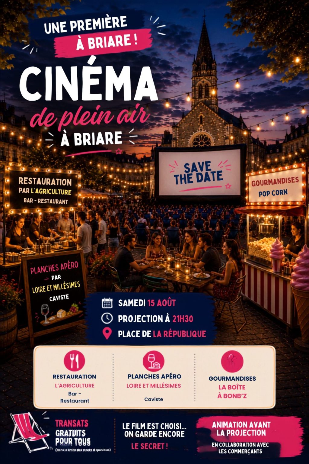 Ciné-plein air Briare