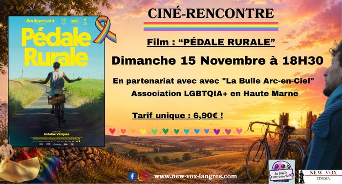 Ciné-Rencontre : « Pédale Rurale », Le New Vox, Langres
