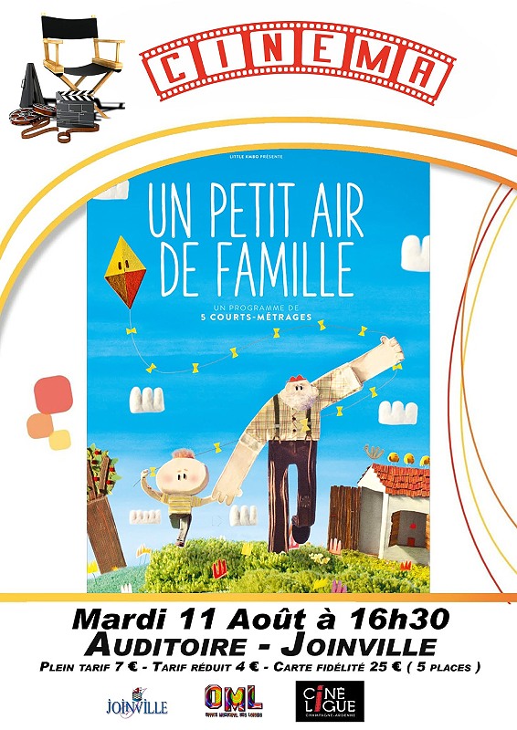 Cinéma à l’auditoire de Joinville Un petit air de famille Joinville