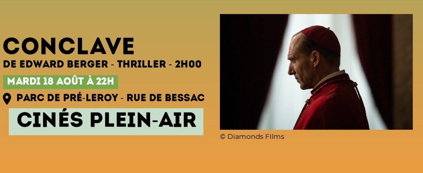 Cinéma en plein-air Film Conclave à Niort  Niort