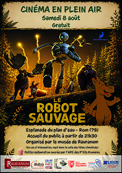 Cinéma en Plein Air Le Robot Sauvage Rue de la Dive Rom