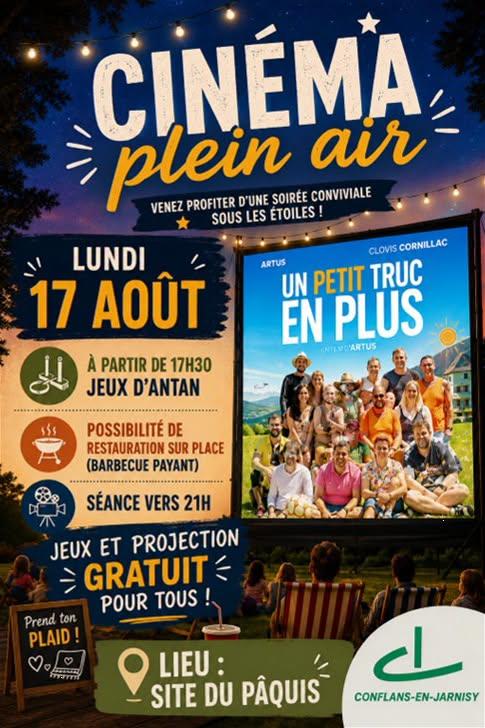 Cinéma plein air Site du Pâquis Conflans-en-Jarnisy